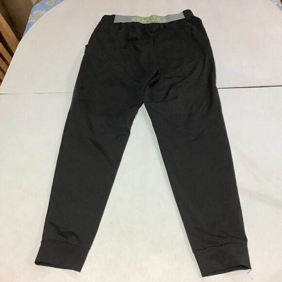 Men's Zenwill Tapered Workout Running Pants Joggers Size Large Black - Picture 3 of 9